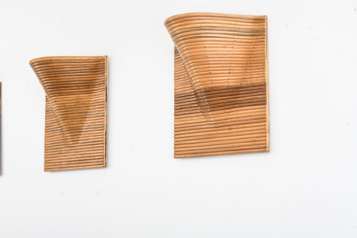 Flow Form Wall Lamps in Square (Set of Four)