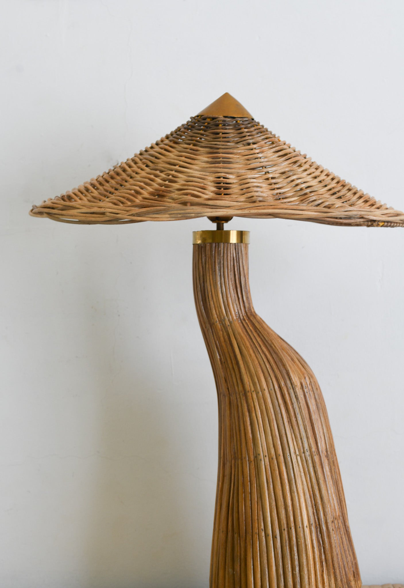Rattan "Shroom" Table Lamp