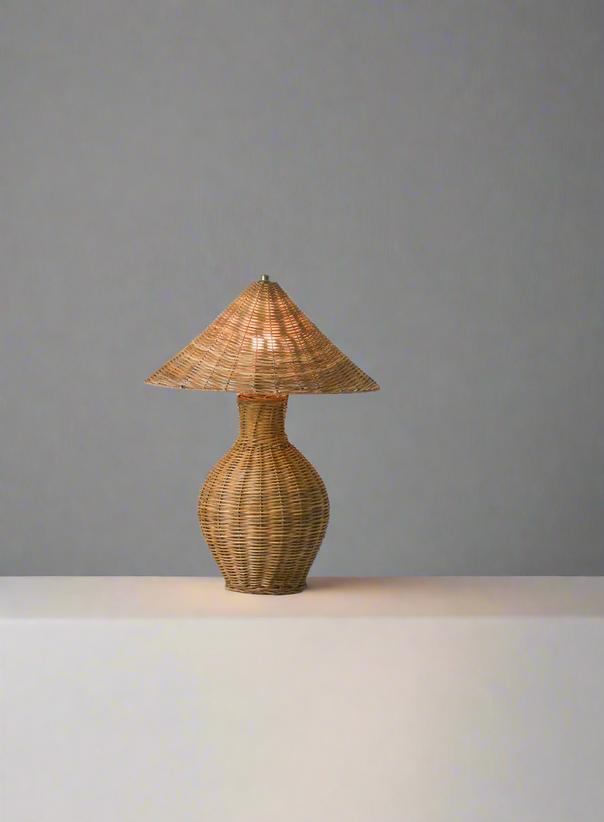 Aliah Wicker Table Lamp
