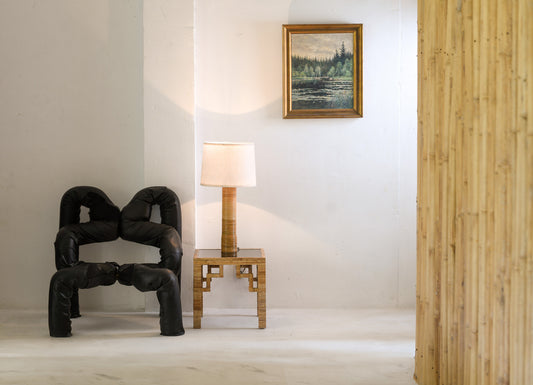 Rattan Wrap Table Lamp