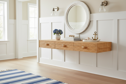 Wall Mounted 001 Console Table with Drawers