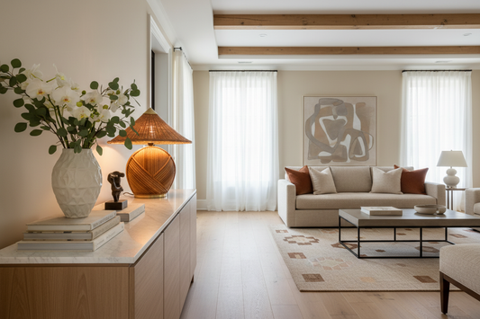 Deka Table Lamp in High-End Home Interior