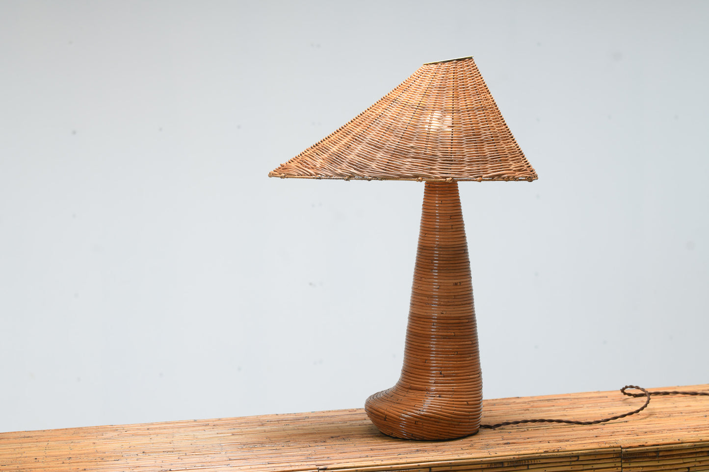 Chloe Rattan Table Lamp by Rattanology