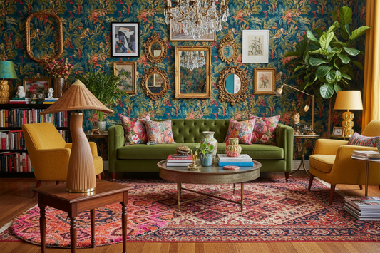 Rattan "Shroom" Table Lamp