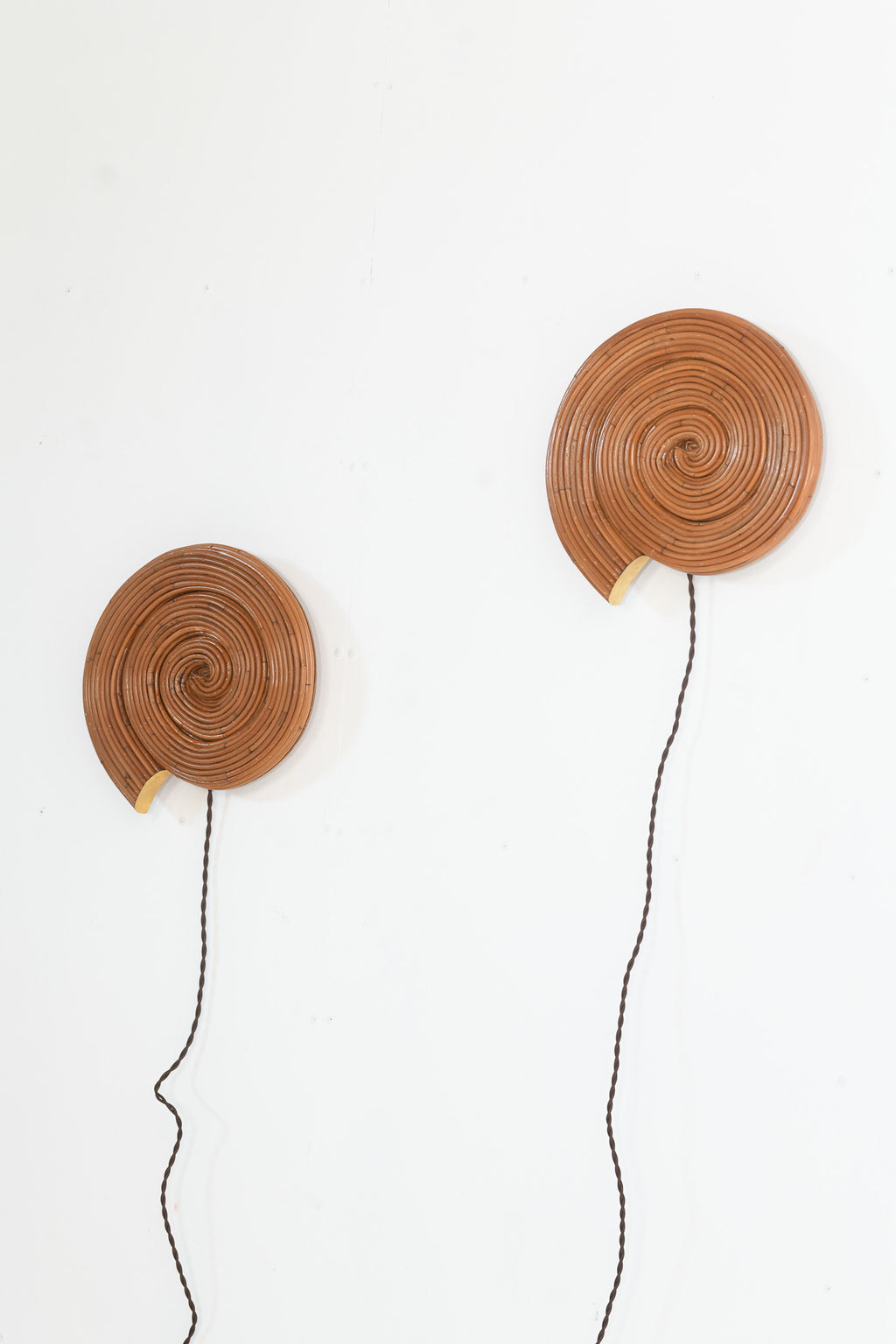 Snail Design Wall Lamp - Pair