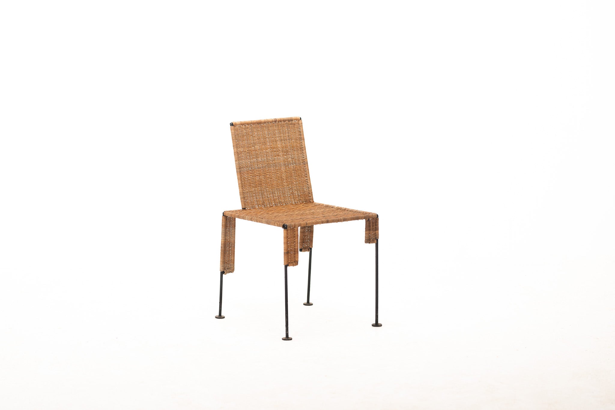 Shaped Oddity Rectangle Chair - Sculptural Wicker Seating