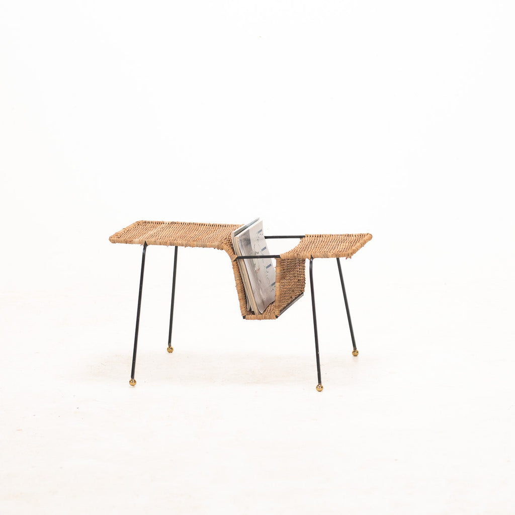 Magazine Table — mid-century rattan furniture, handcrafted in the Philippines