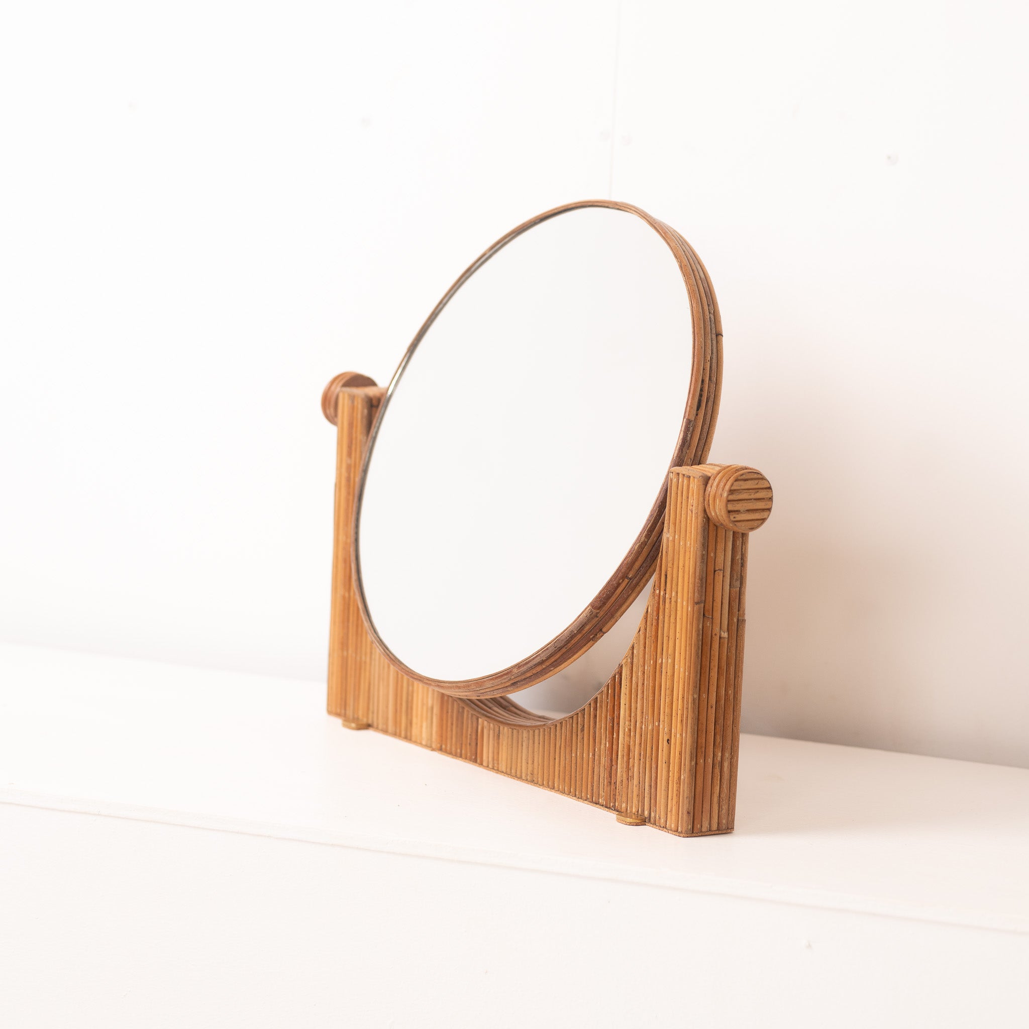 Rattan Vanity Mirror "Adèle"