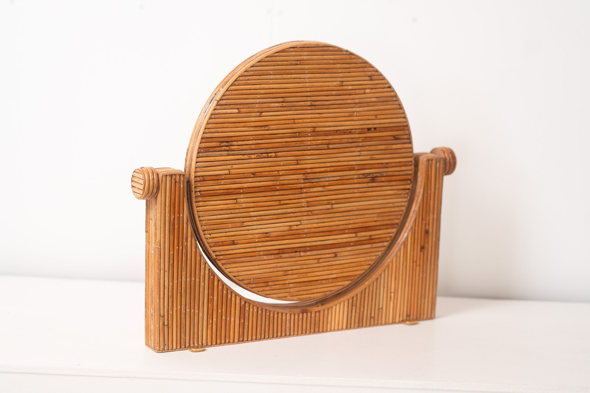 Rattan Vanity Mirror "Adèle"
