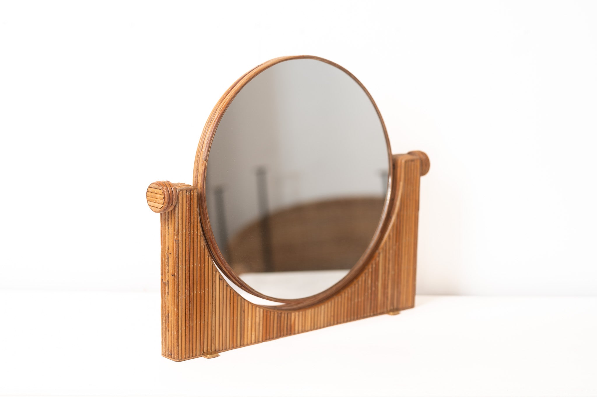 Rattan Vanity Mirror "Adèle"