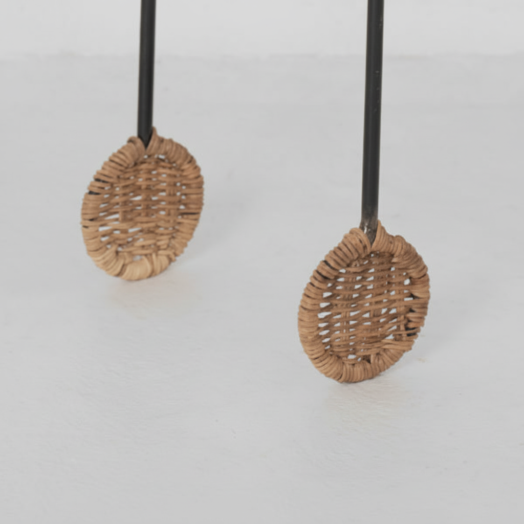 Trois | Rattan Console Table Pair