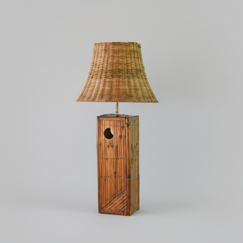Colonial Style Bamboo Table Lamp