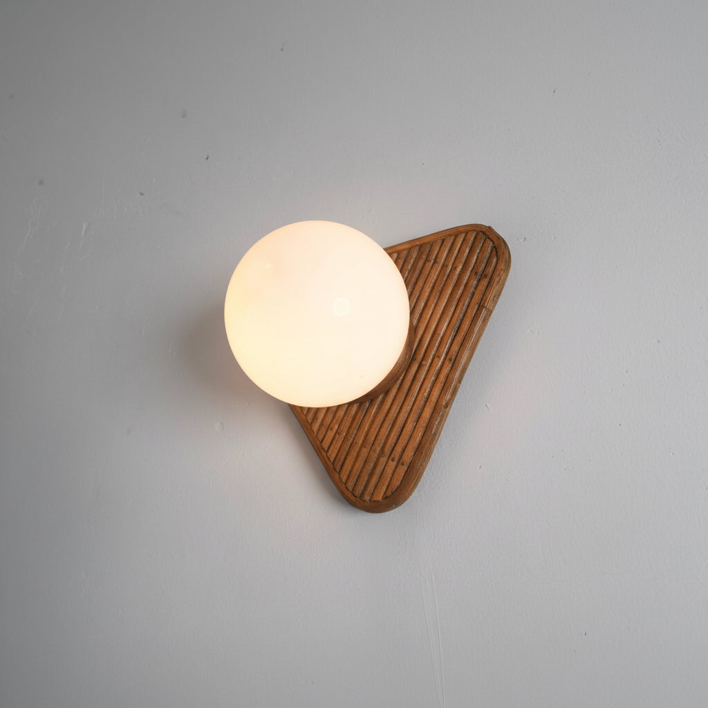 Cosmo Rattan Wall Sconce