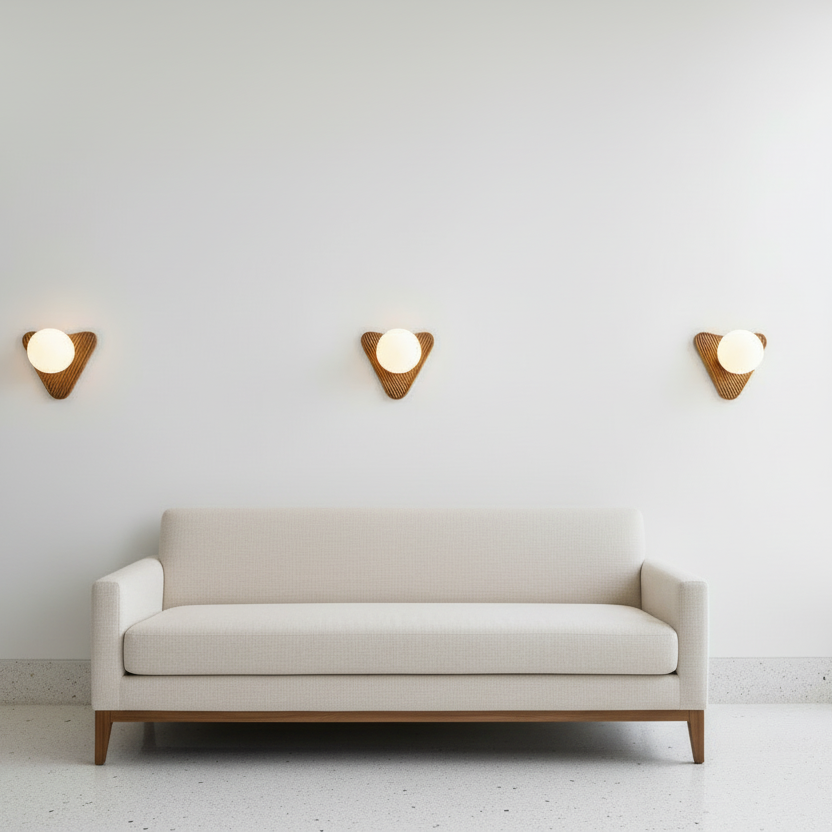 Cosmo Rattan Wall Sconce