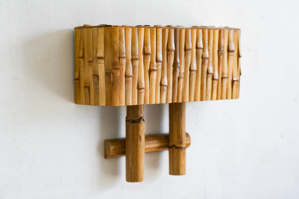 Bambi Wall Lamp - Natural Bamboo Sconce