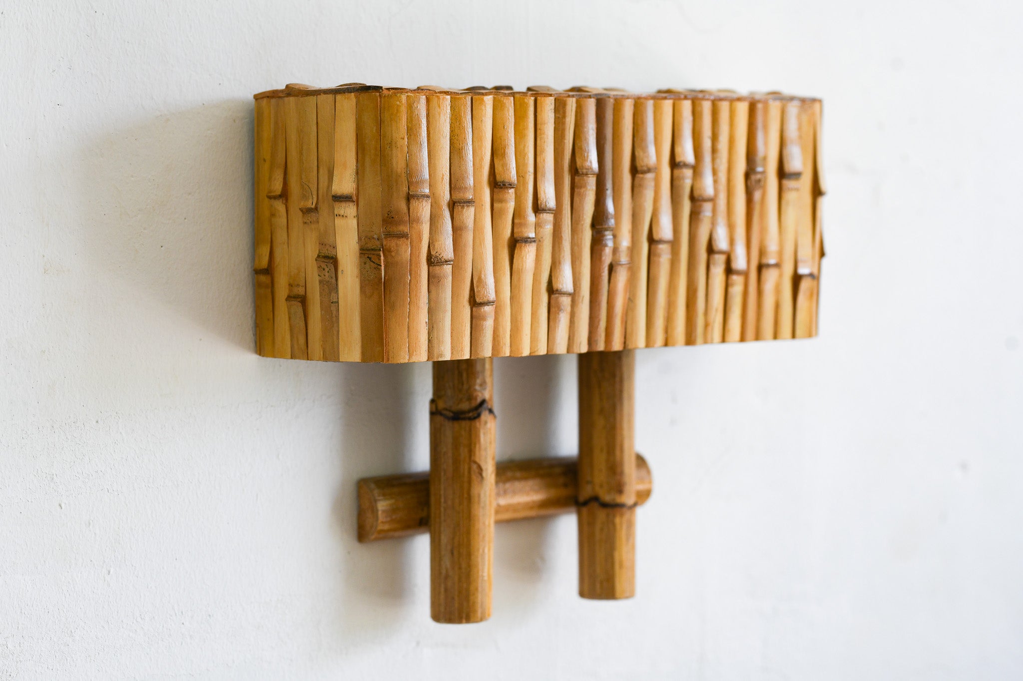 Bambi Wall Lamp - Natural Bamboo Sconce