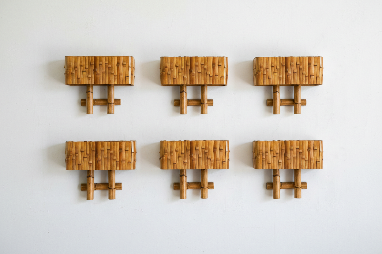 Bambi Wall Lamp - Natural Bamboo Sconce