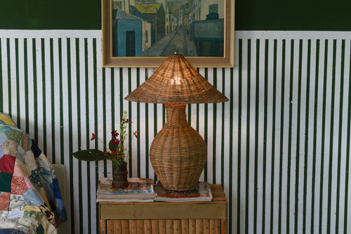 Aliah Wicker Table Lamp