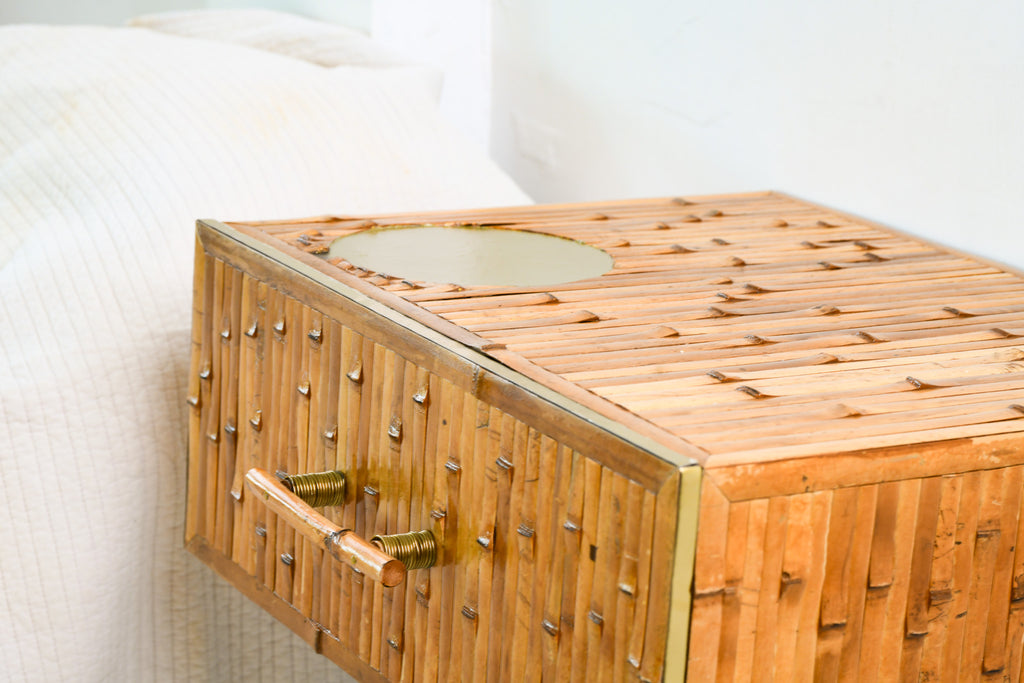 Bamboo Nigthstand Wall Mounted