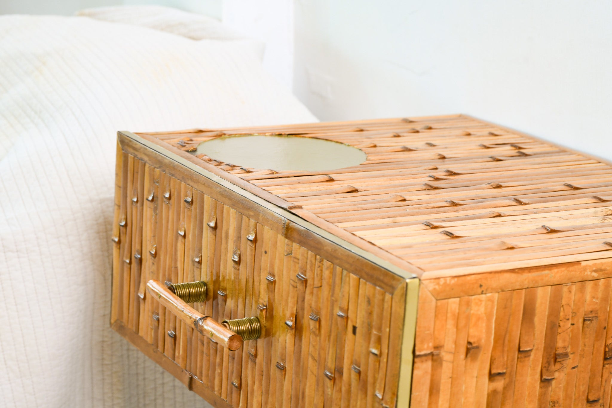 Bamboo Nigthstand Wall Mounted