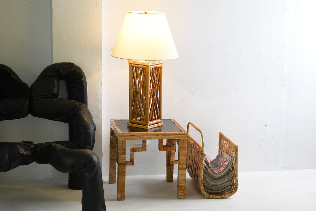 Bamboo Lattice Table Lamp