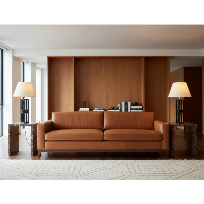 Lisse Table Lamp | Black Lacquered Rattan Lighting by Rattanology