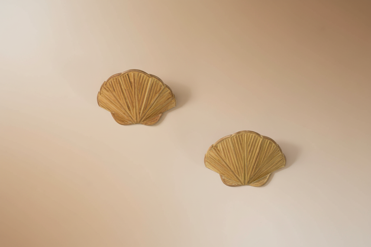 Clam Shell Wall Lamp
