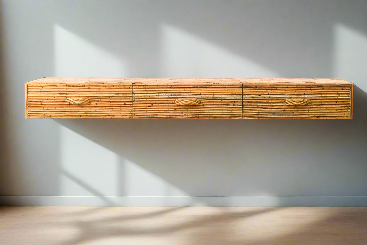 Wall Mounted 001 Console Table with Drawers