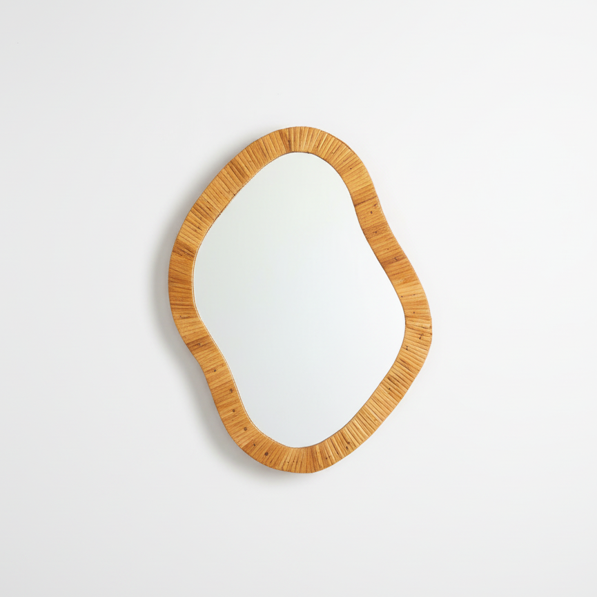 Alave Mirror on White Background
