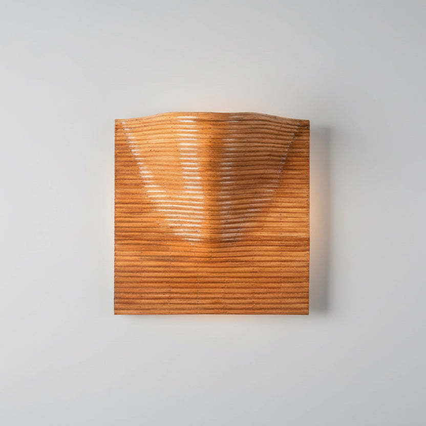 Flow Form Square Wall Sconce