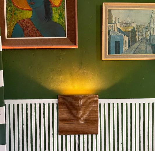 Flow Form Wall Lamps in Square (Set of Four)