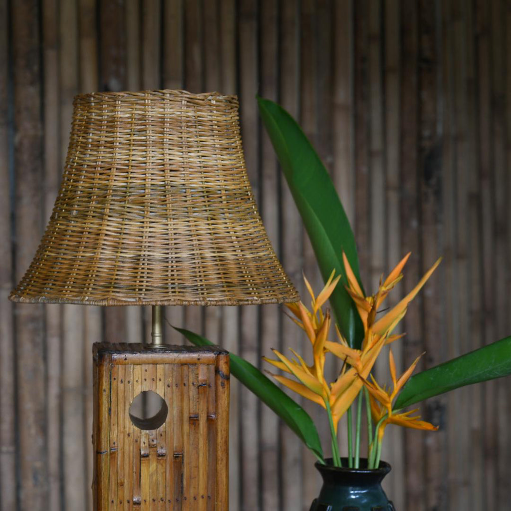 Colonial Style Bamboo Table Lamp