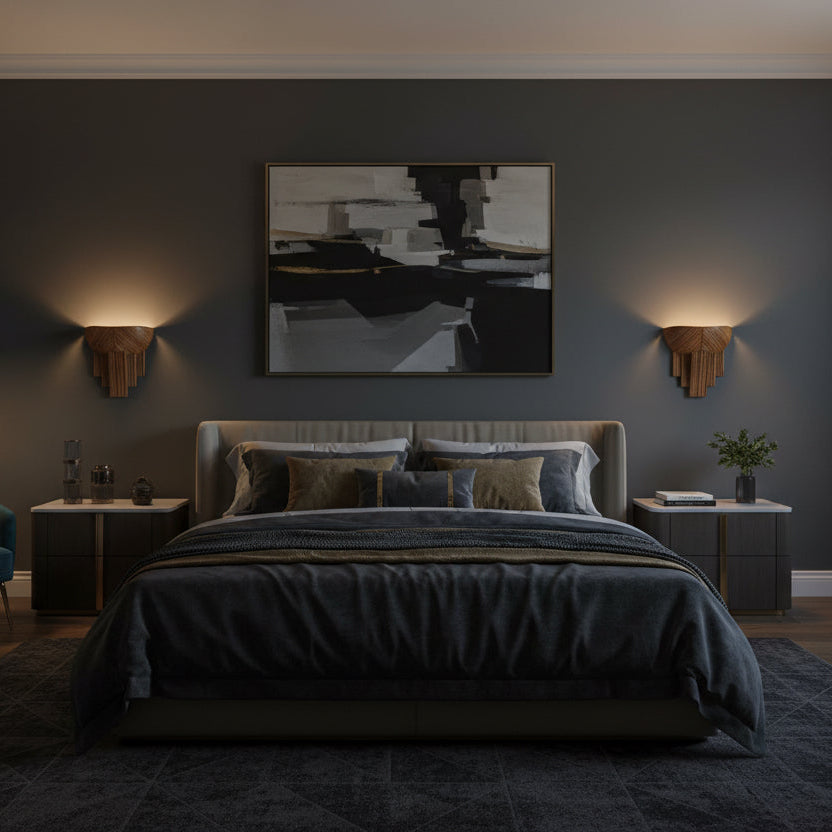 Barbara | Half-Dome Rattan Wall Sconce