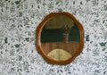 Handcrafted Round Rattan Wall Mirror, 50cm Diameter
