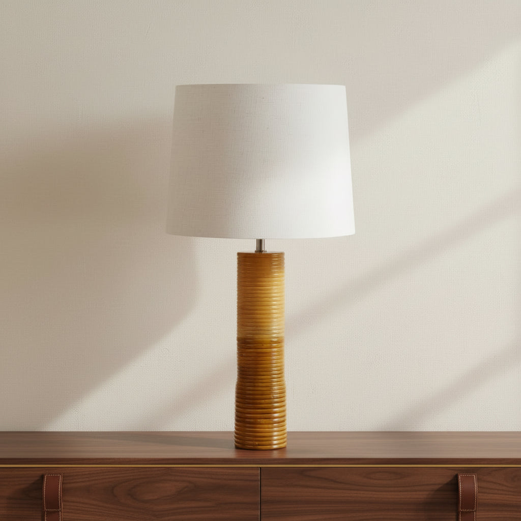 The Wrap Rattan Table Lamp