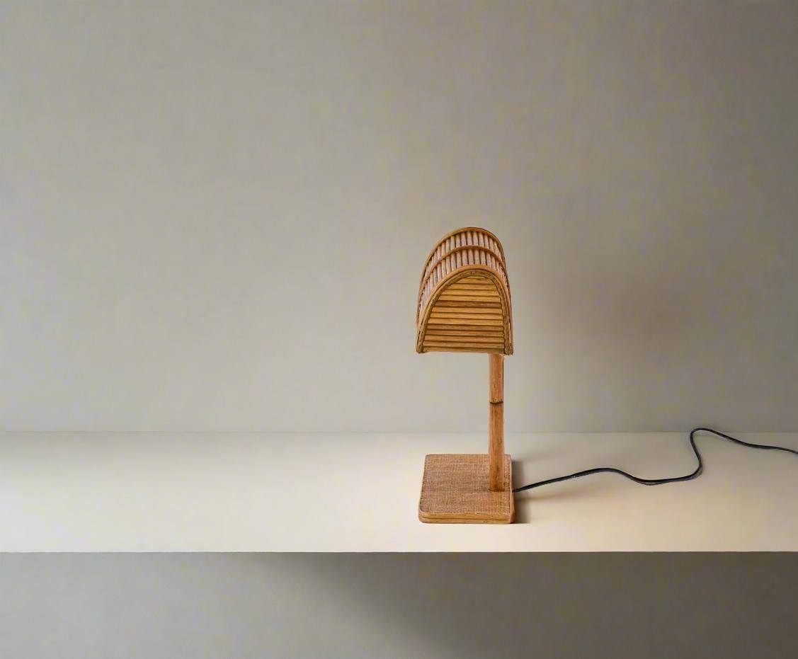 Rattan Modern BP Desk Lamp