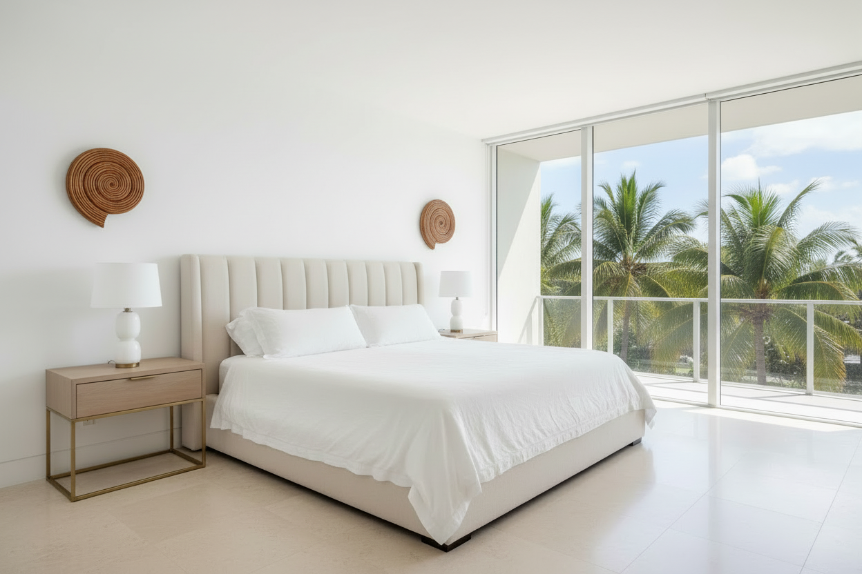 Sea Shell Rattan Wall Sconce — spiral form detail, decorative brass accents