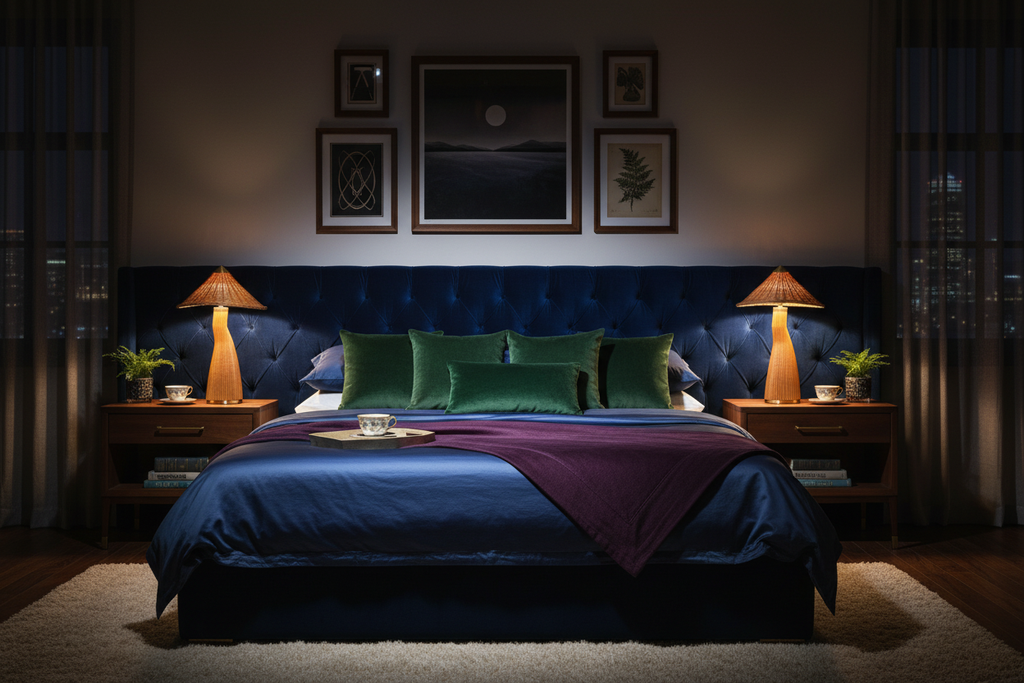 Luxurious Moody Bedroom