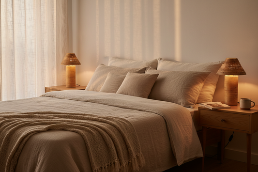 OOM lamps at golden hour