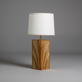Rattan lamp profile photo with grey background