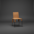 Shaped Oddity Rectangle Chair - Angle View Studio