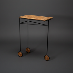 Trois | Rattan Console Table Pair