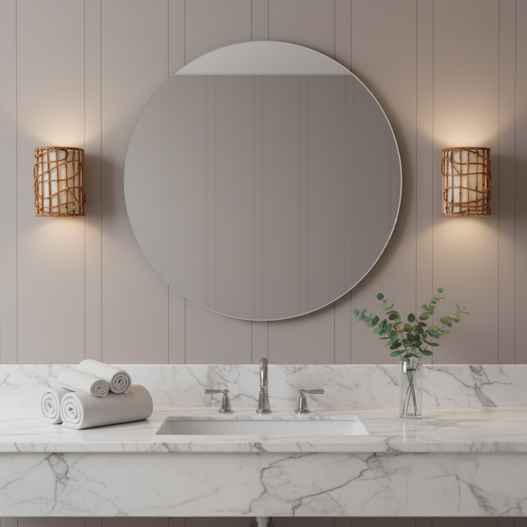 Whisper| Organic Rattan Wall Sconce (Set of Two)