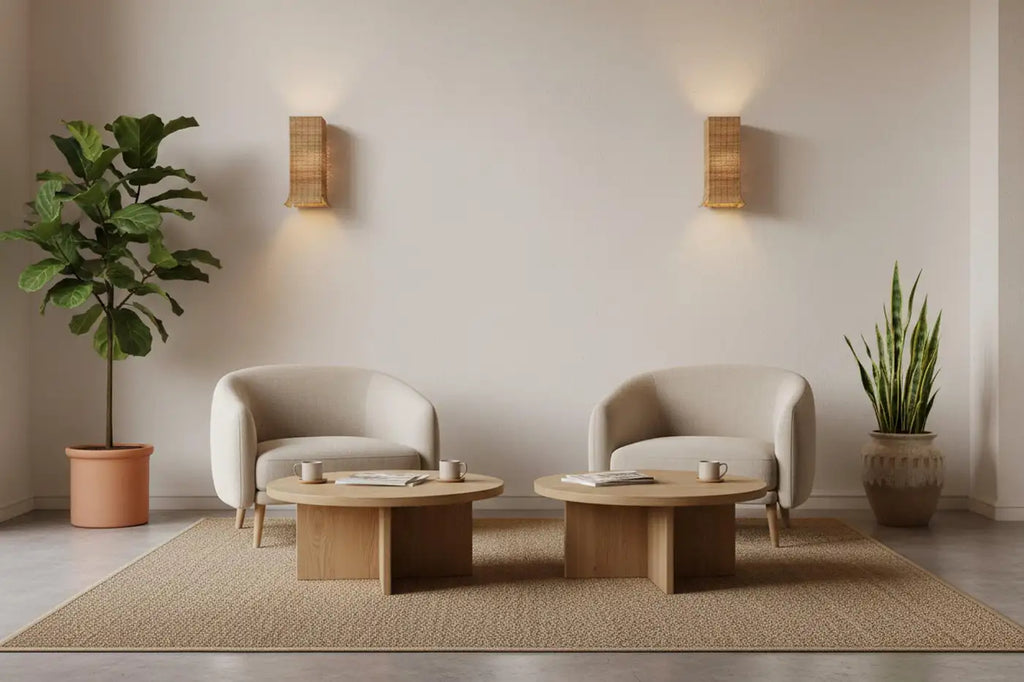 Eambra Wicker Wall Lamp (Pair)